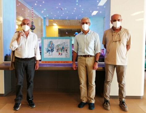 0721 Fabi Luca Barilla Vecchi con tavola dedicata a Pietro