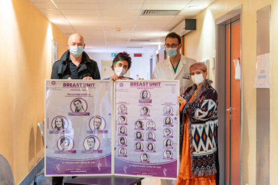 LA DOPPIA ELICA donazione al Centro senologico