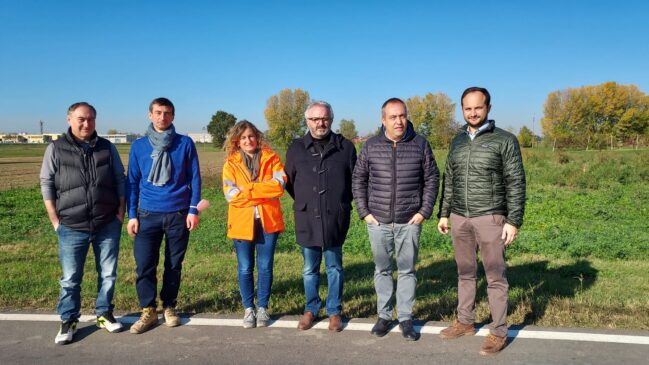 Sopralluogo a Fontevivo-Massari-Bertocchi-fiazza