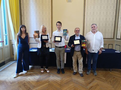eddy lovaglio, delegato pierluigi panza, gabriele raho, editore laurana, claudio ardigò