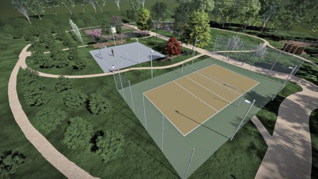 Render - come sarà il Parco dei Melograni