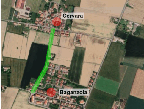 ciclabile cervara baganzola 1