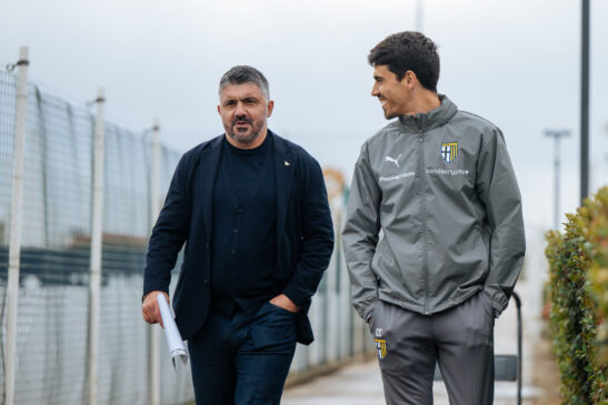 Il Ct della Nazionale Gattuso in visita al Centro Sportivo di Collecchio | FOTO
